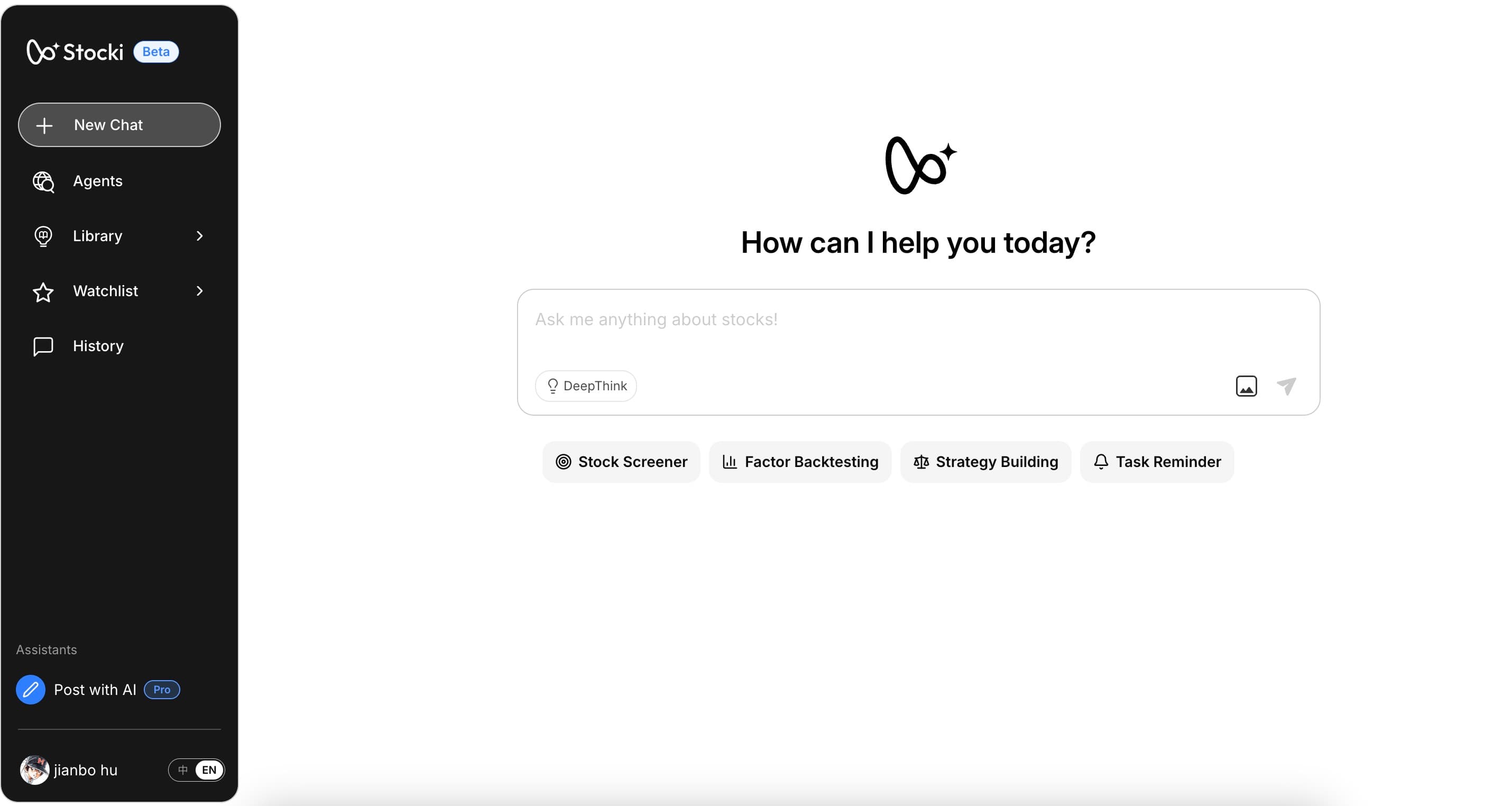 Stocki project preview